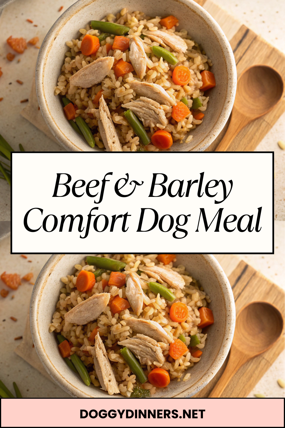 Beef & Barley Comfort Dog Meal – Hearty, Soothing & Perfect for Cozy, Nourishing Dinners