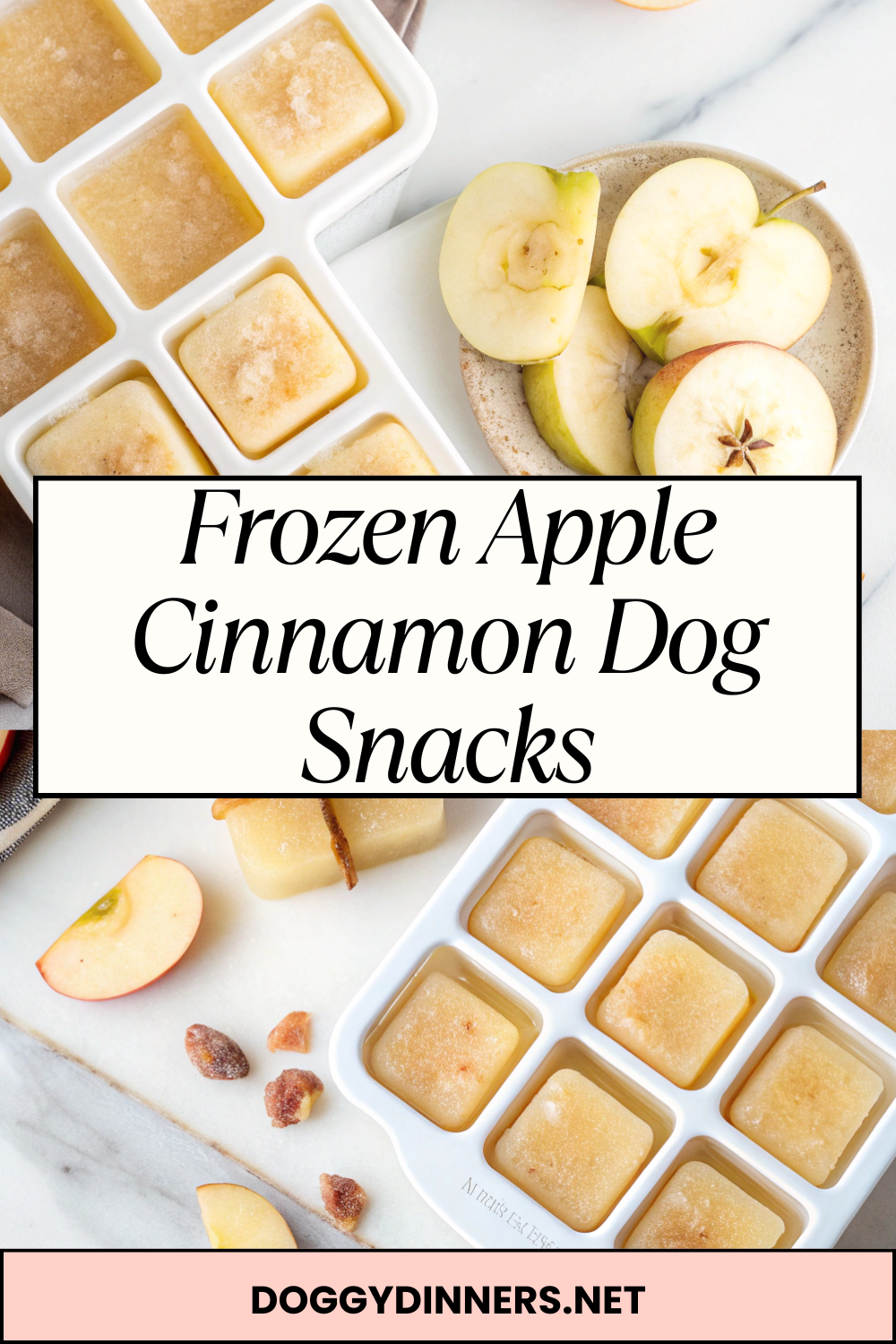 Frozen Apple Cinnamon Dog Snacks – Cool, Light & Gently Spiced Treats for Refreshing Snack Time