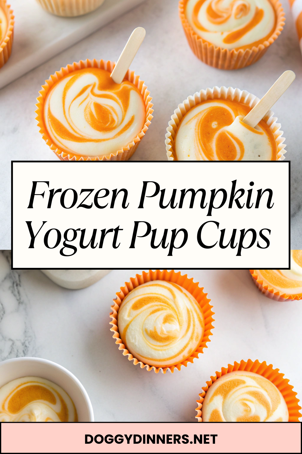 Frozen Pumpkin Yogurt Pup Cups – Cool, Creamy & Tummy-Soothing Summer Treats