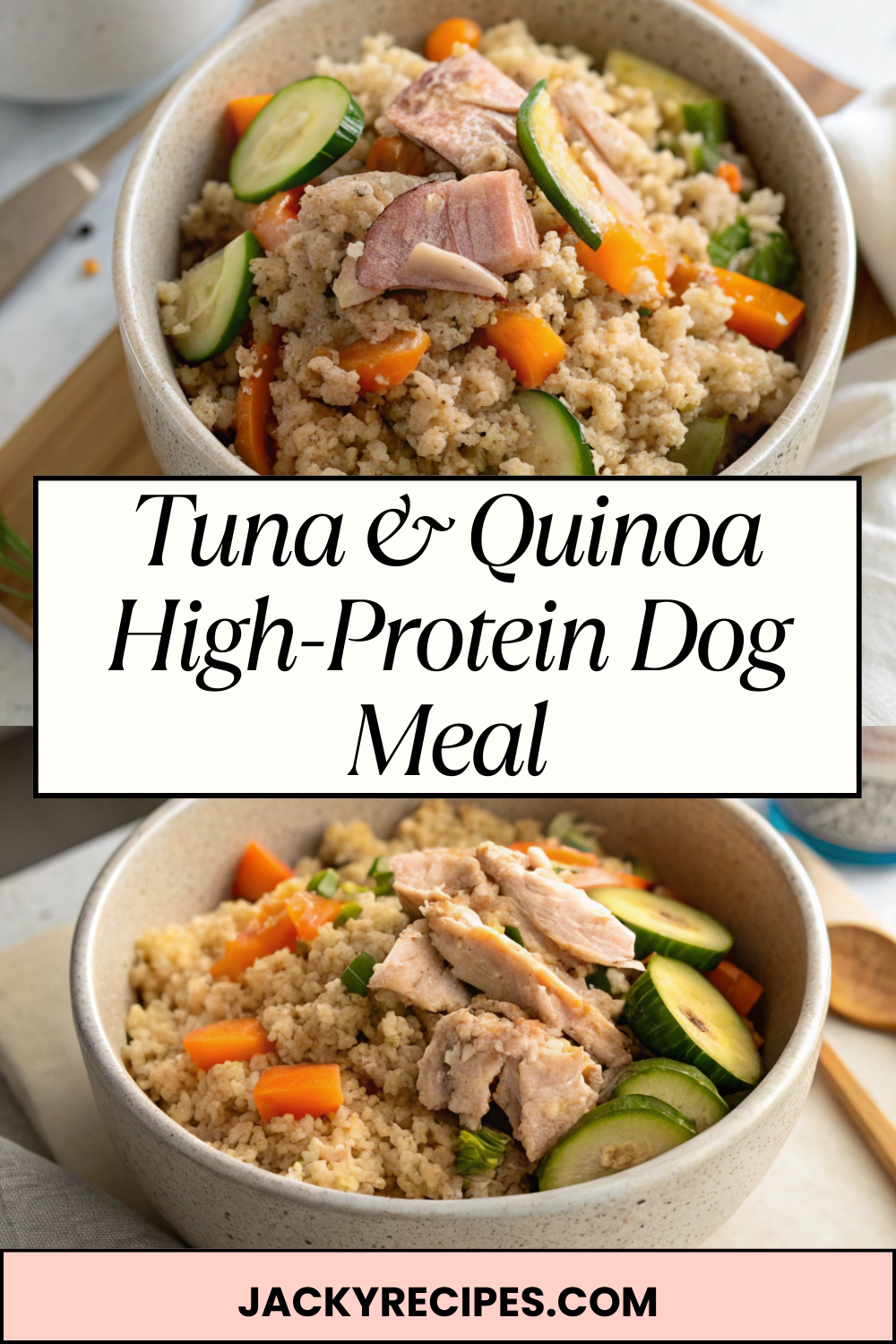 Tuna & Quinoa High-Protein Dog Meal – Lean Muscle Support with Clean, Powerful Nutrition