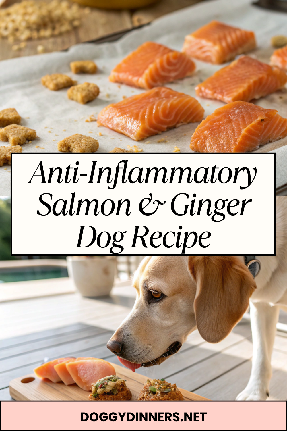 Anti-Inflammatory Salmon & Ginger Dog Recipe