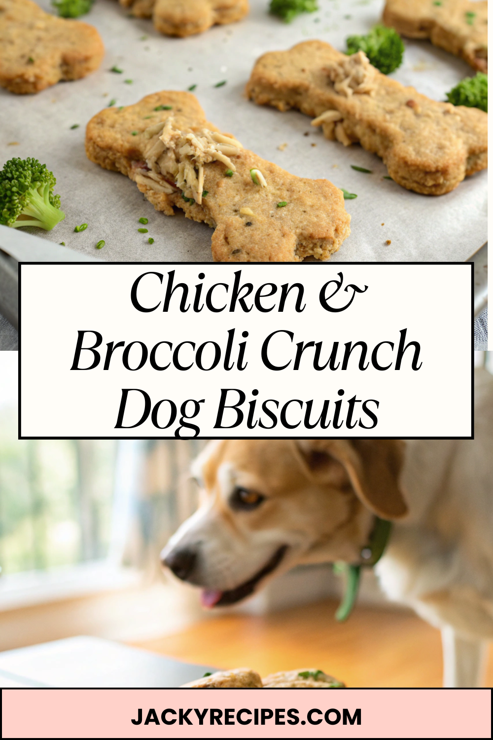 Chicken & Broccoli Crunch Dog Biscuits