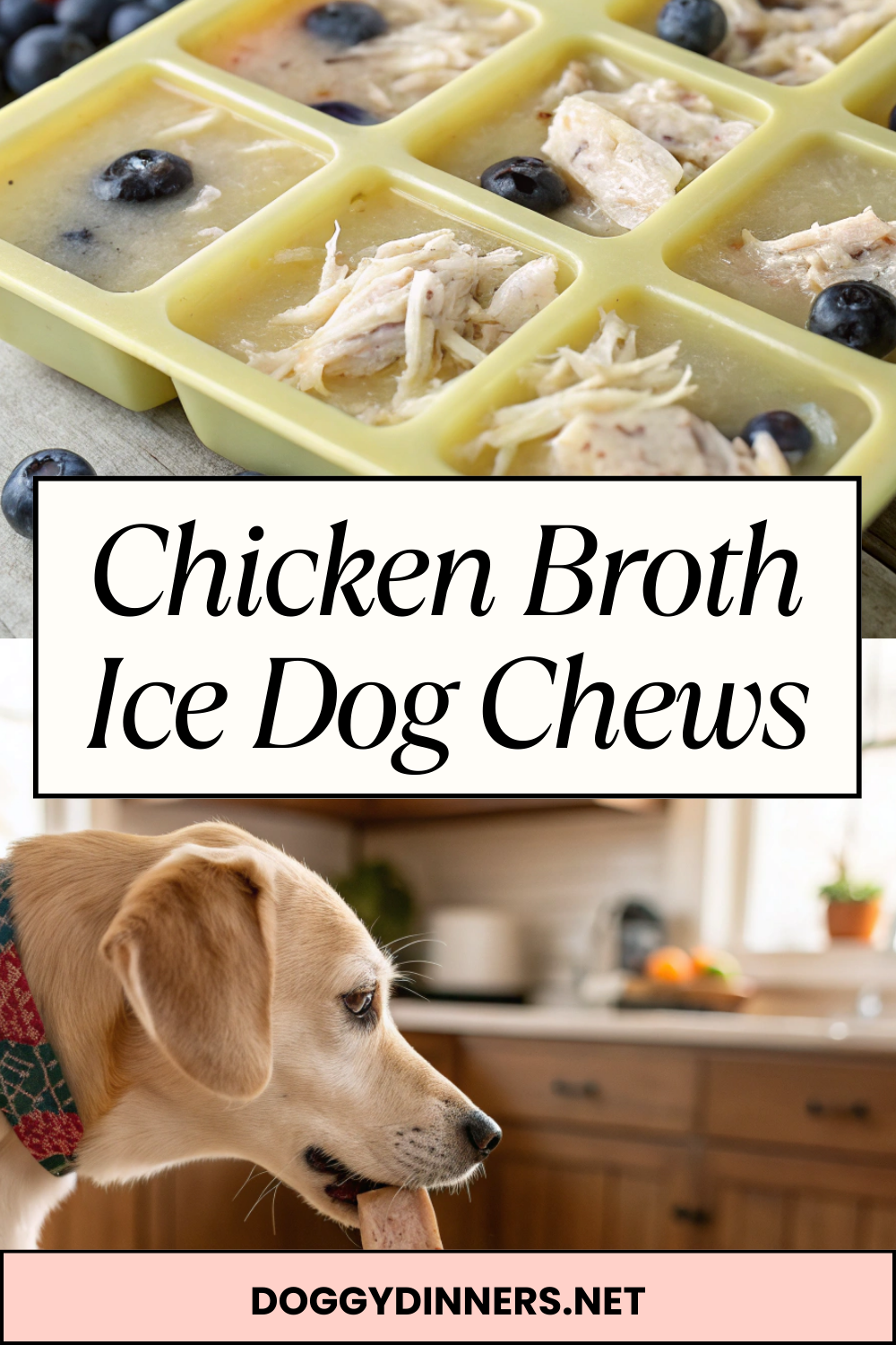 Chicken Broth Ice Dog Chews