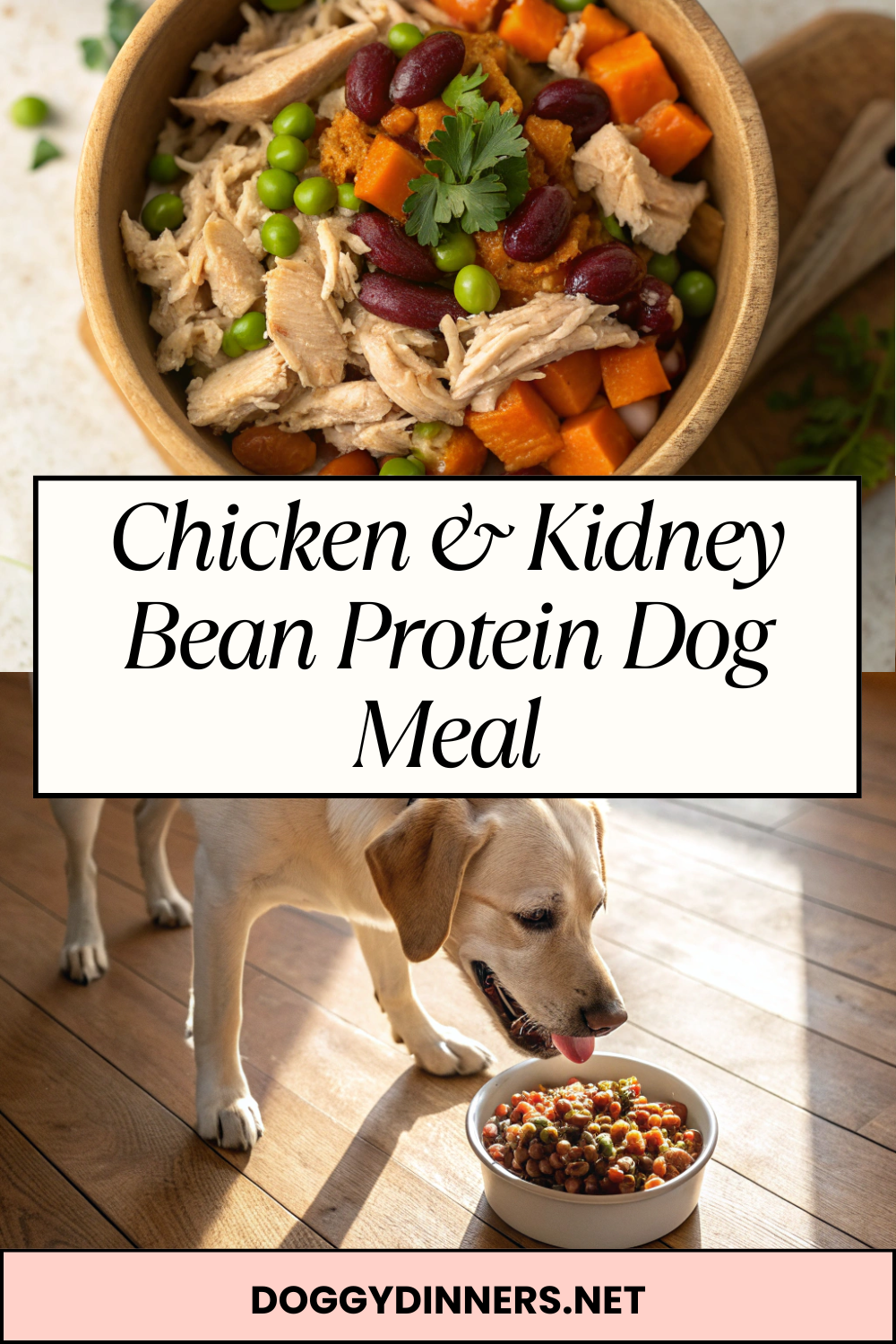 Chicken & Kidney Bean Protein Dog Meal