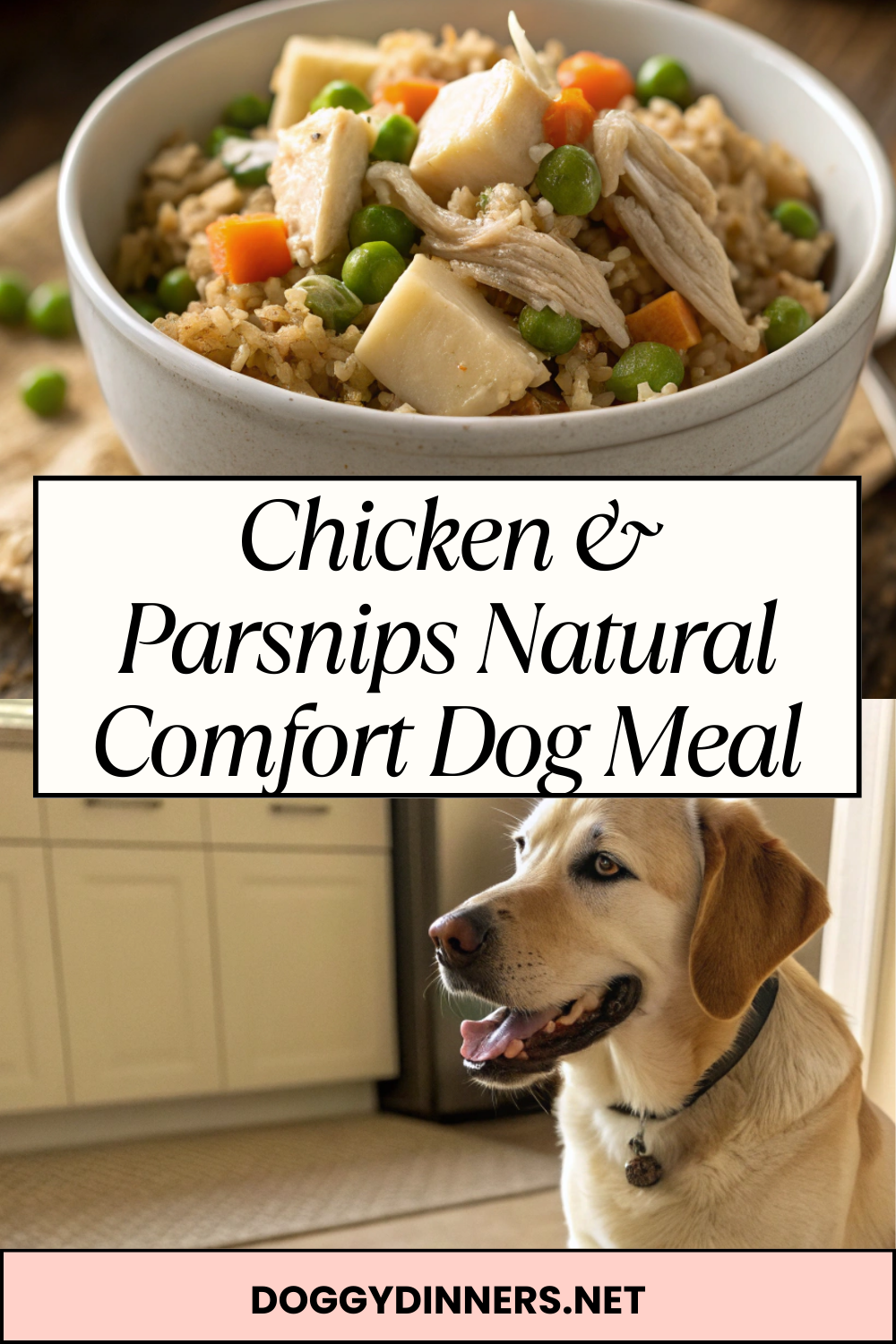 Chicken & Parsnips Natural Comfort Dog Meal