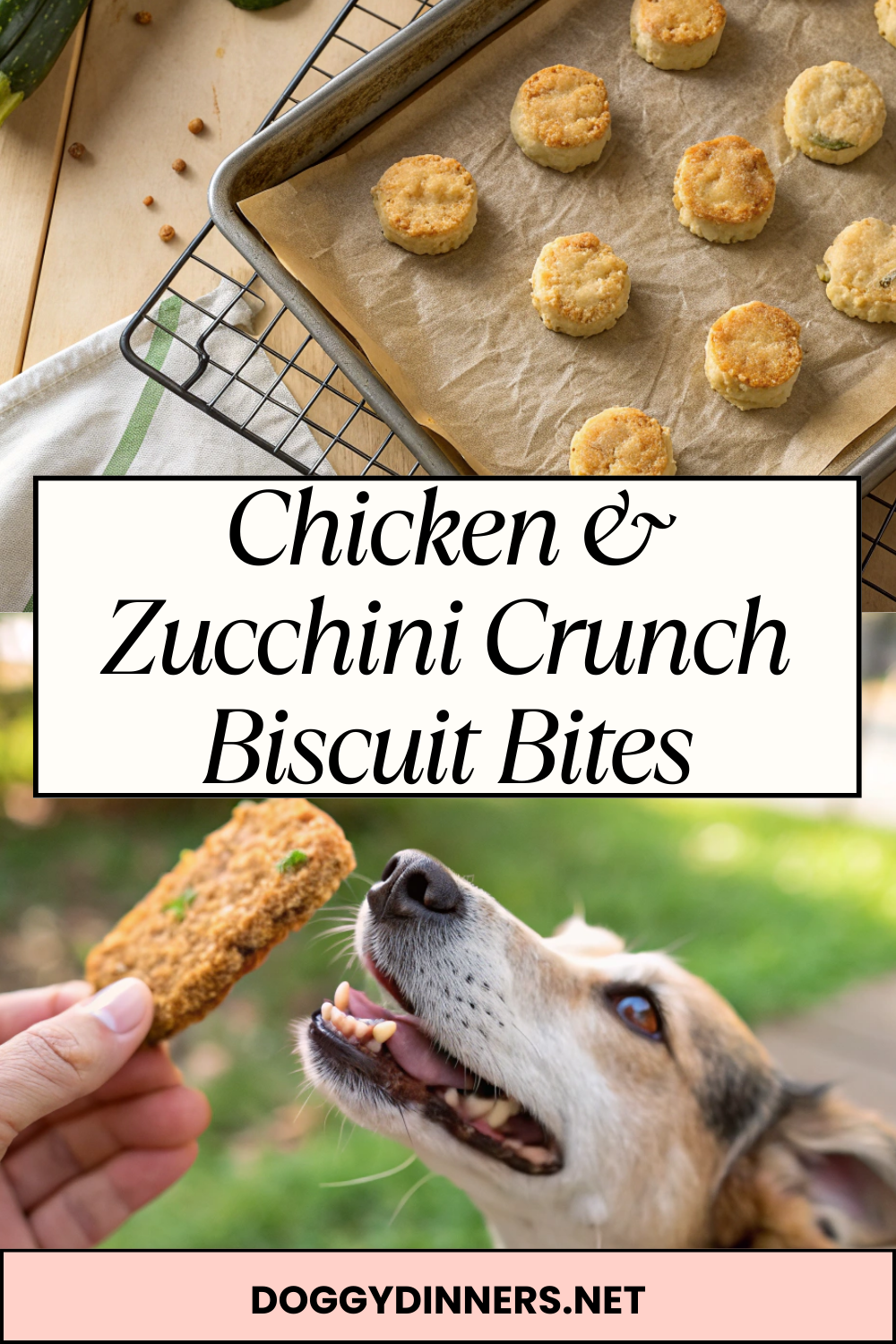 Chicken & Zucchini Crunch Biscuit Bites