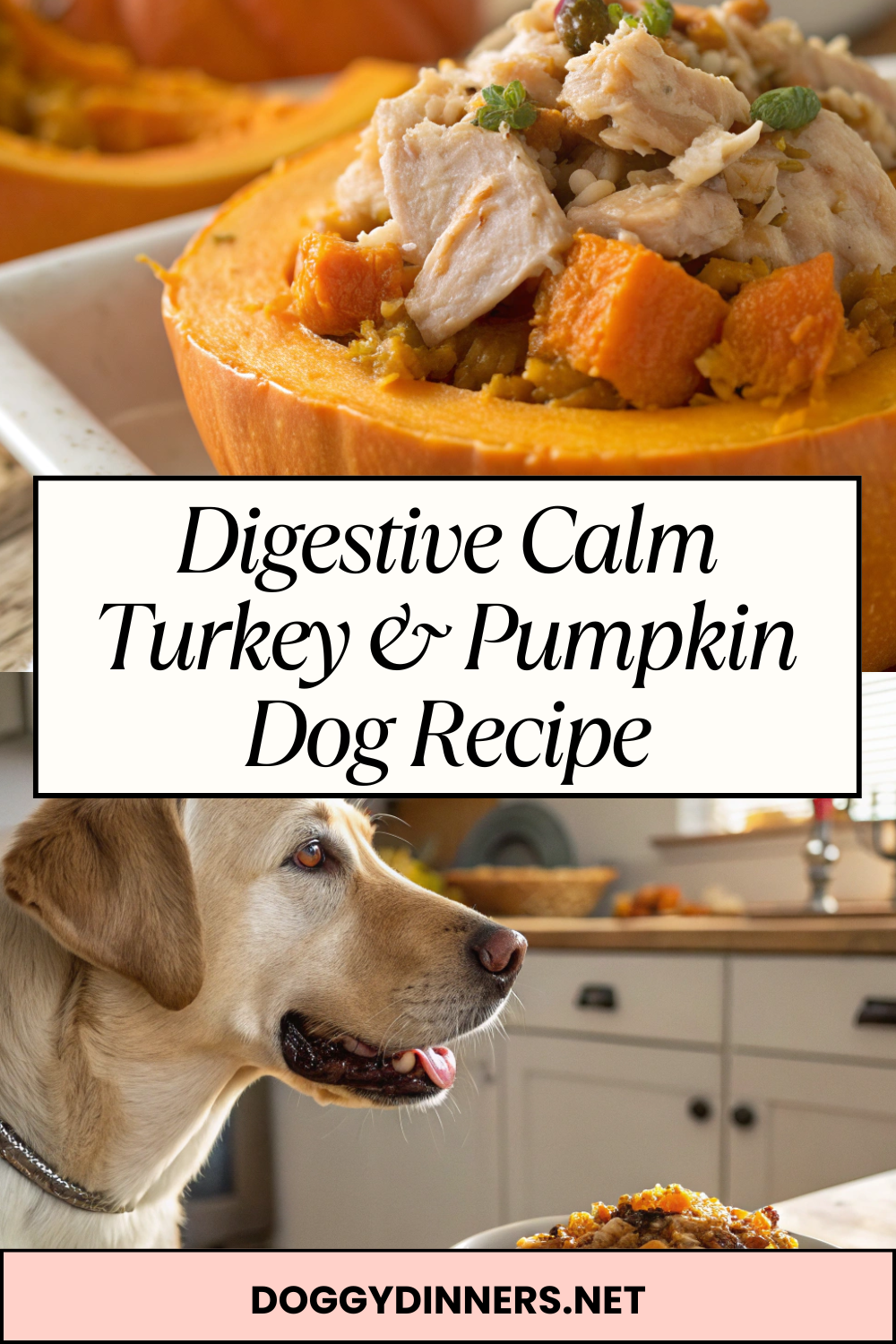 Digestive Calm Turkey & Pumpkin Dog Recipe