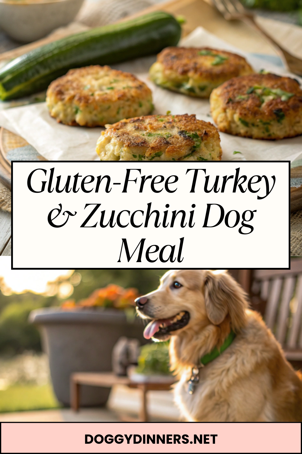 Gluten-Free Turkey & Zucchini Dog Meal