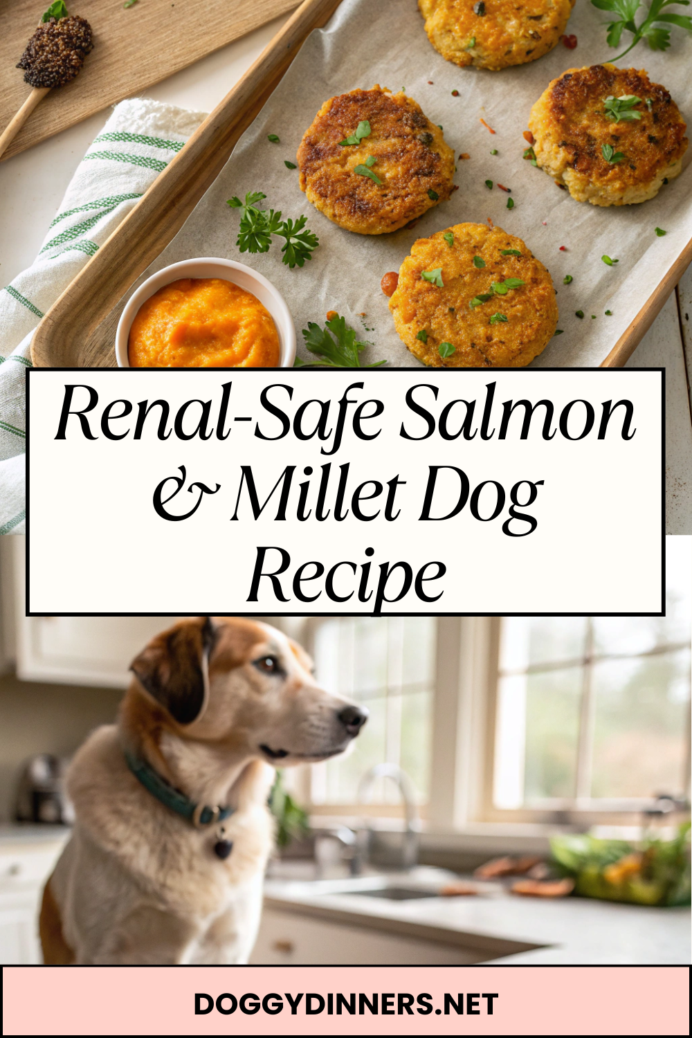 Renal-Safe Salmon & Millet Dog Recipe
