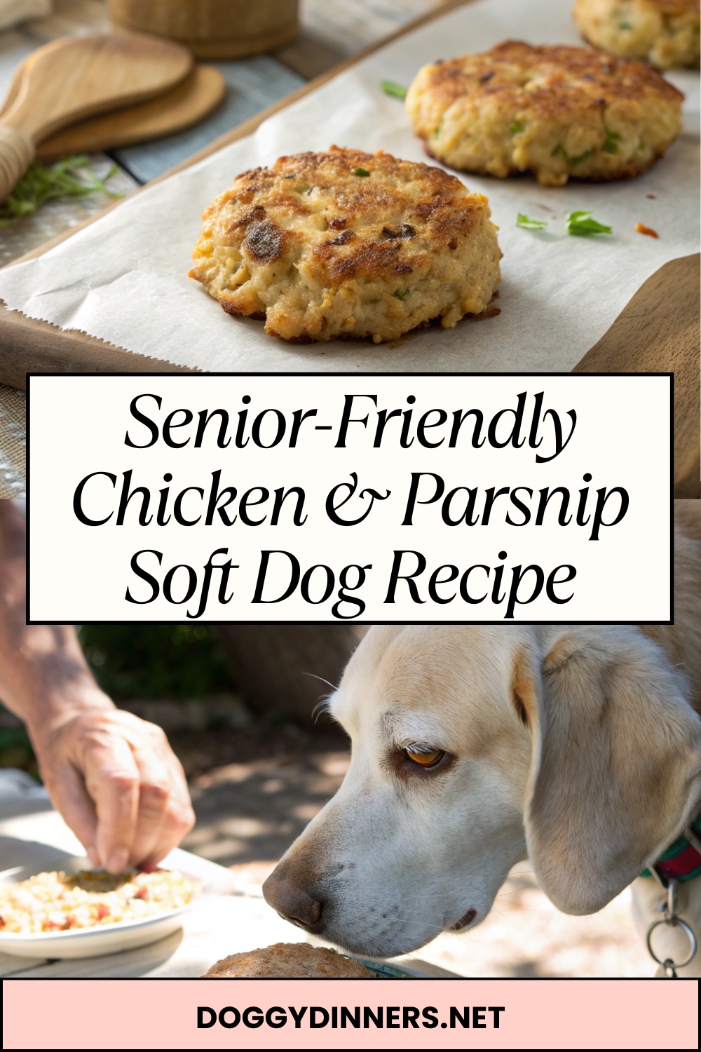 Senior-Friendly Chicken & Parsnip Soft Dog Recipe