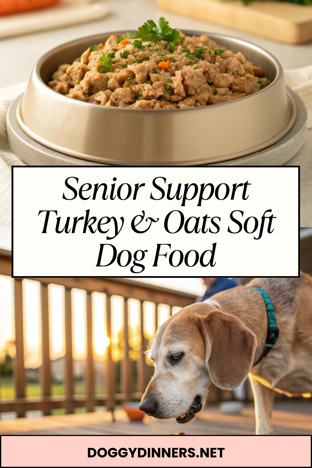 Senior Support Turkey & Oats Soft Dog Food