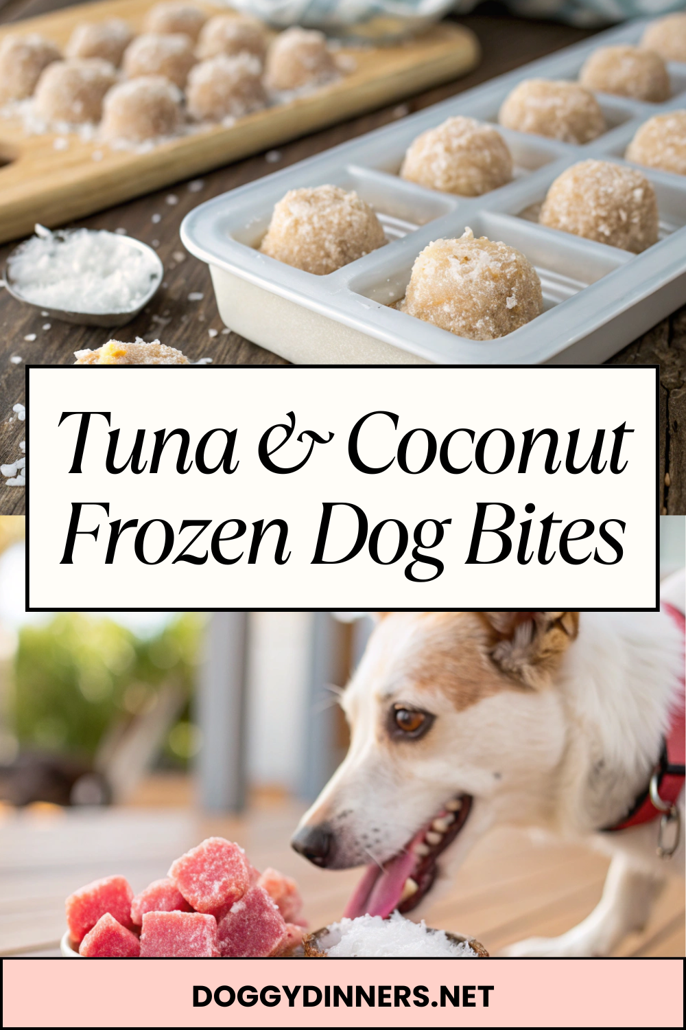 Tuna & Coconut Frozen Dog Bites