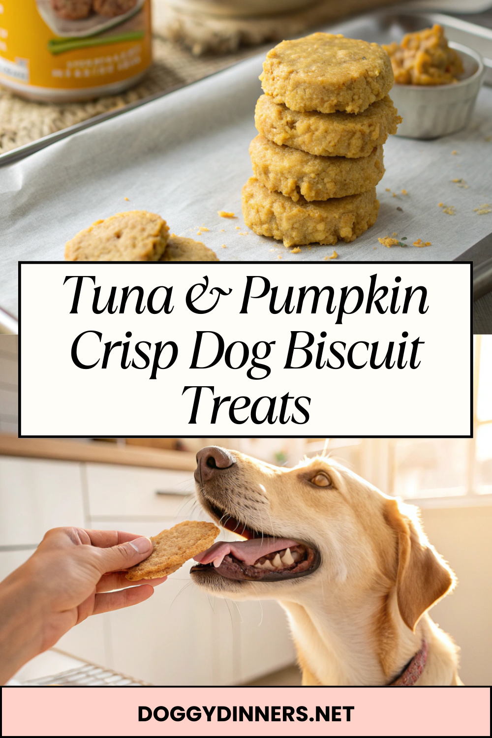 Tuna & Pumpkin Crisp Dog Biscuit Treats