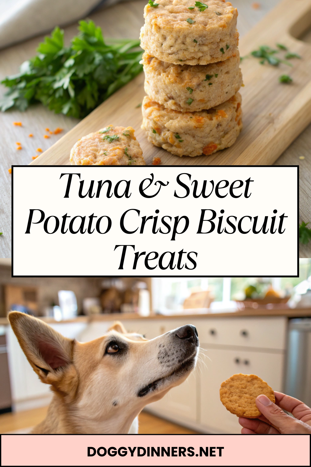 Tuna & Sweet Potato Crisp Biscuit Treats