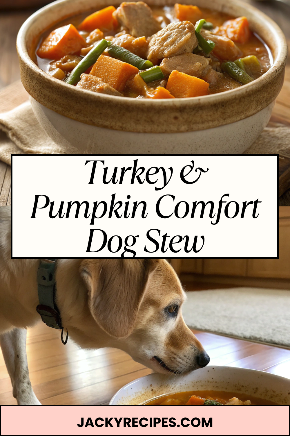 Turkey & Pumpkin Comfort Dog Stew