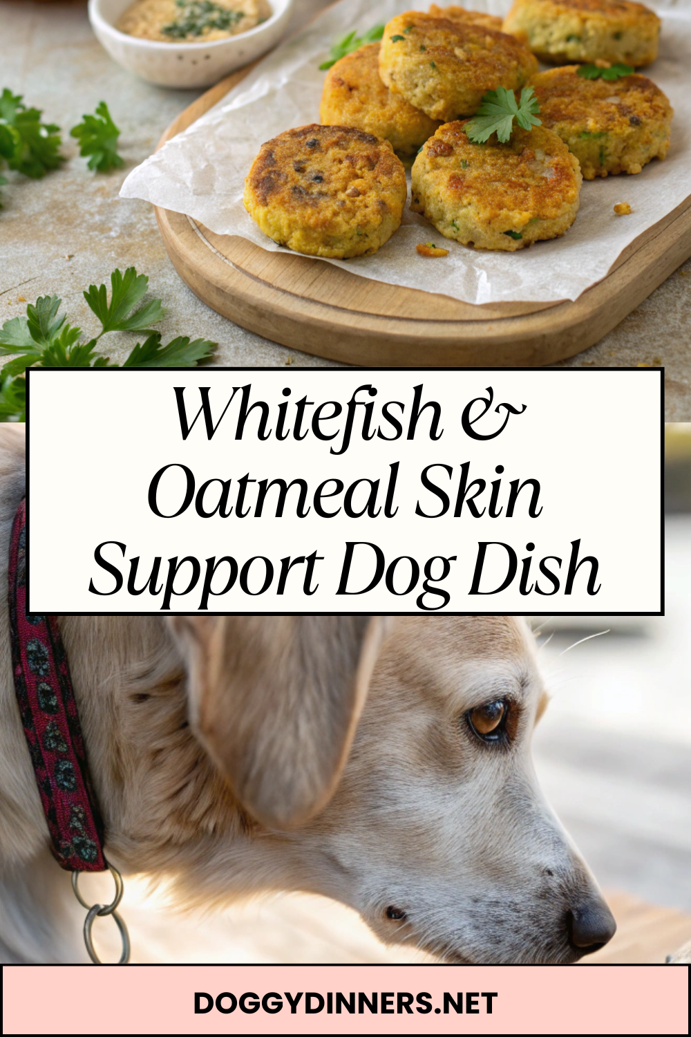 Whitefish & Oatmeal Skin Support Dog Dish