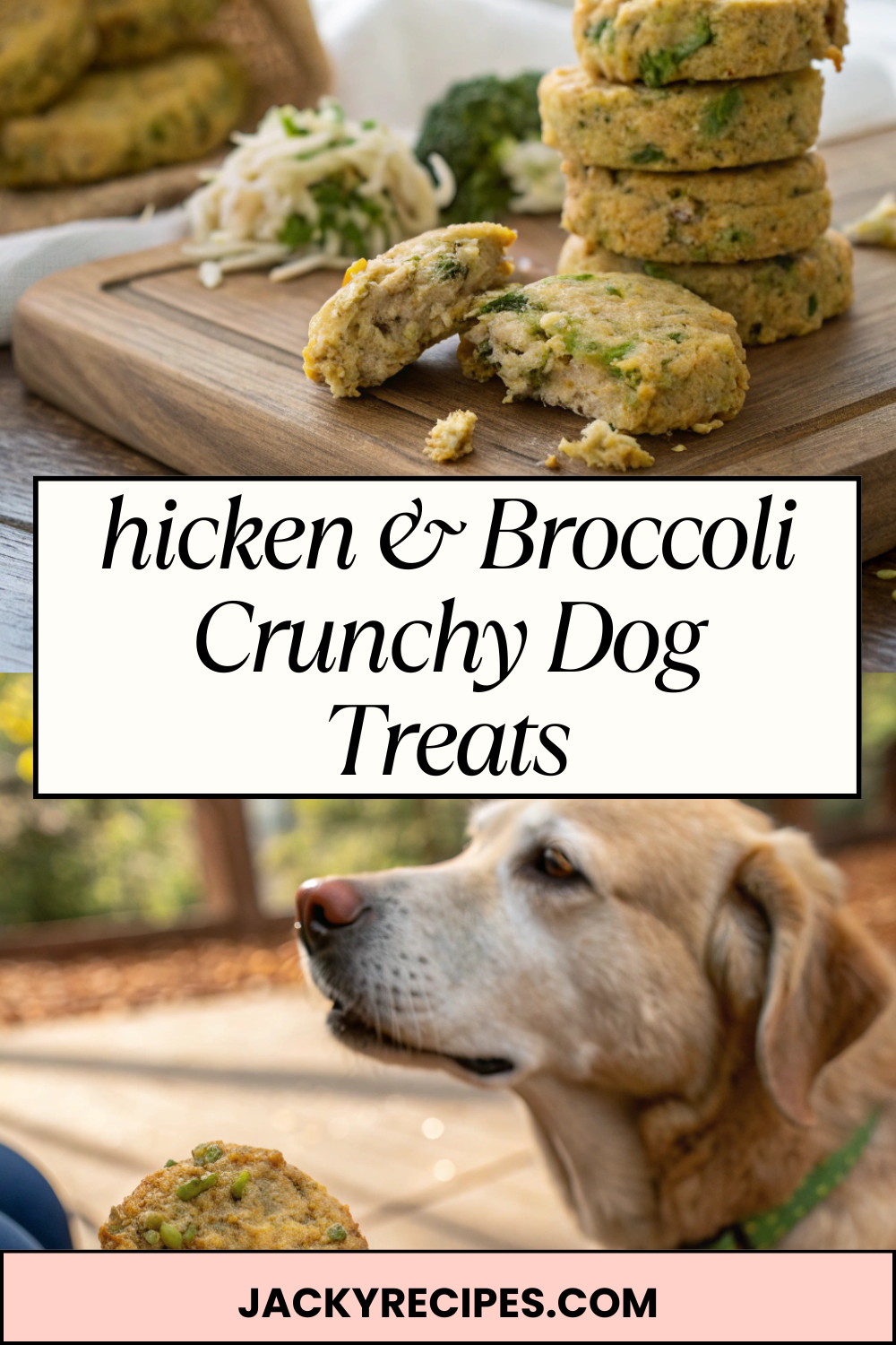 hicken & Broccoli Crunchy Dog Treats