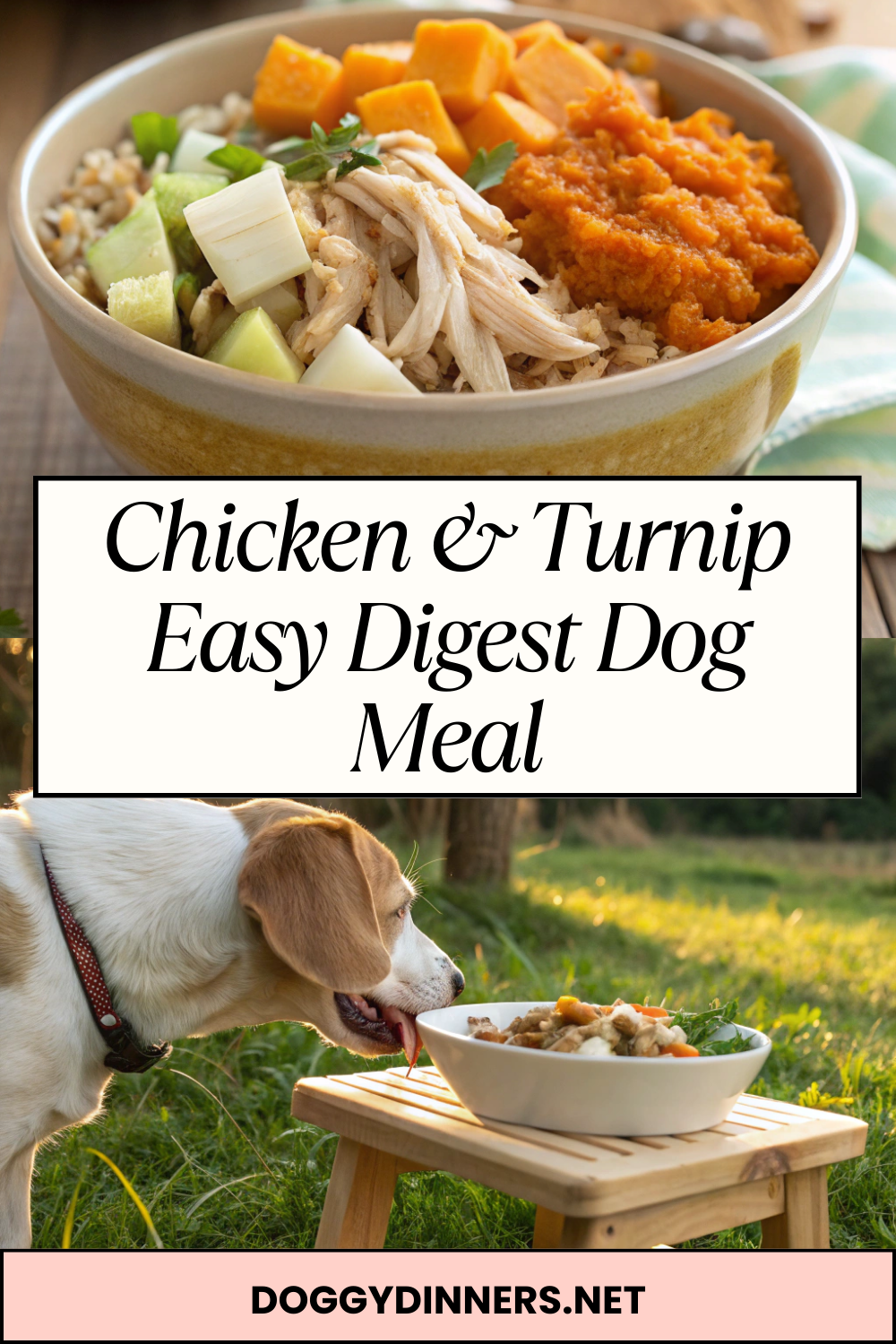 Chicken & Turnip Easy Digest Dog Meal