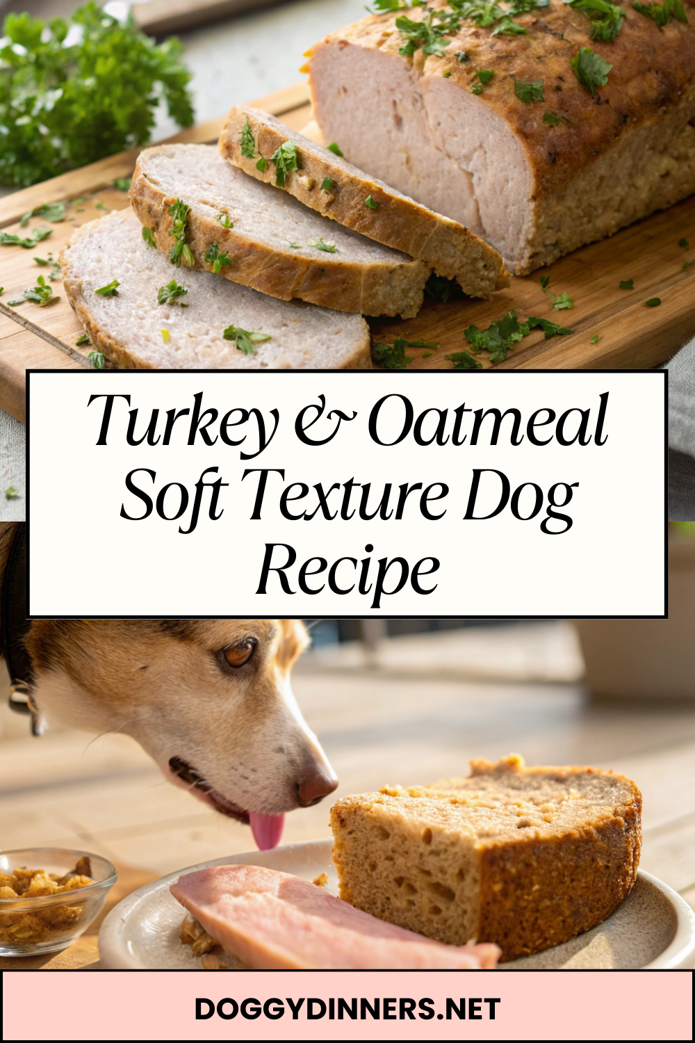 Turkey & Oatmeal Soft Texture Dog Recipe